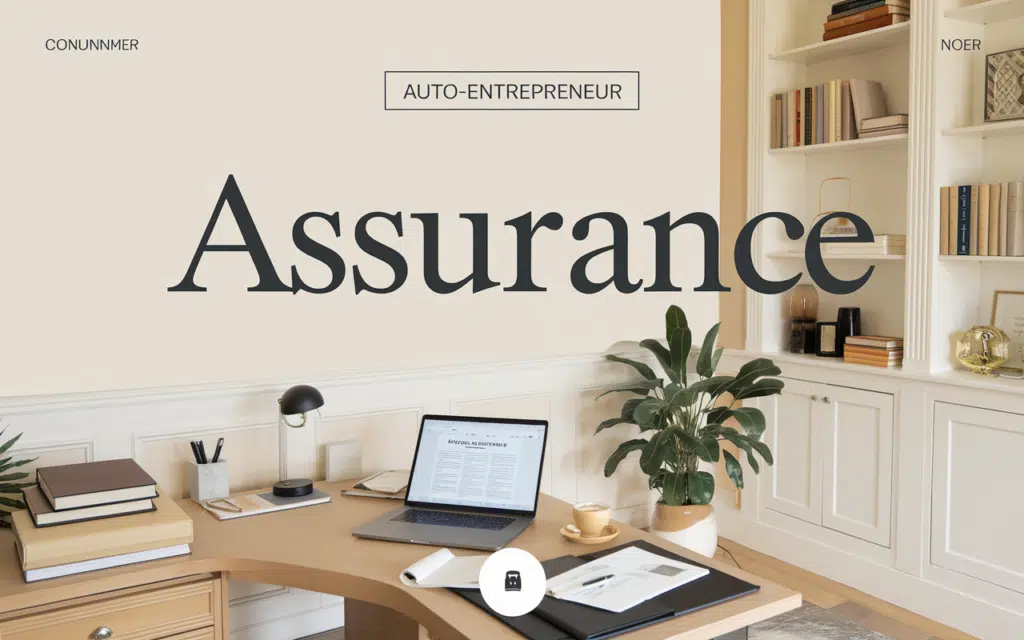 Bureau serein pour auto-entrepreneur avec assurance