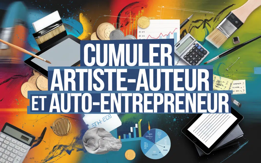 collage artistique cumuler artiste-auteur et auto-entrepreneur