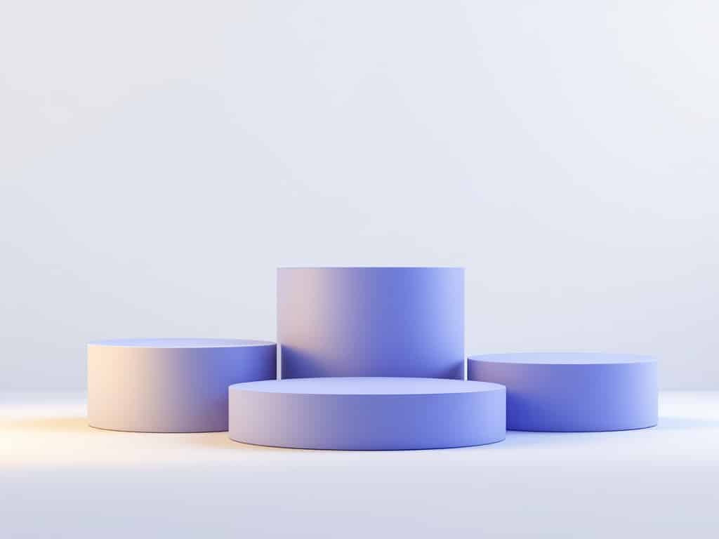 podiums showcasing top AI chatbots