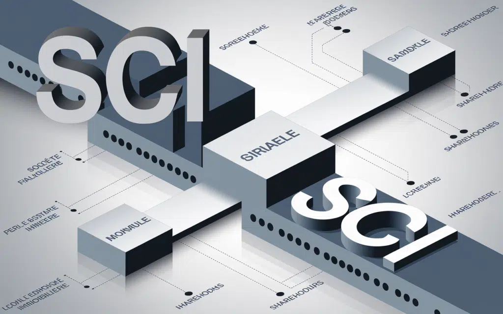 Diagramme illustrant la structure d'une SCI