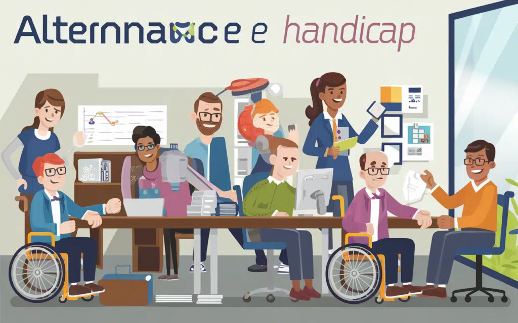 Alternance et handicap dans un environnement professionnel inclusif