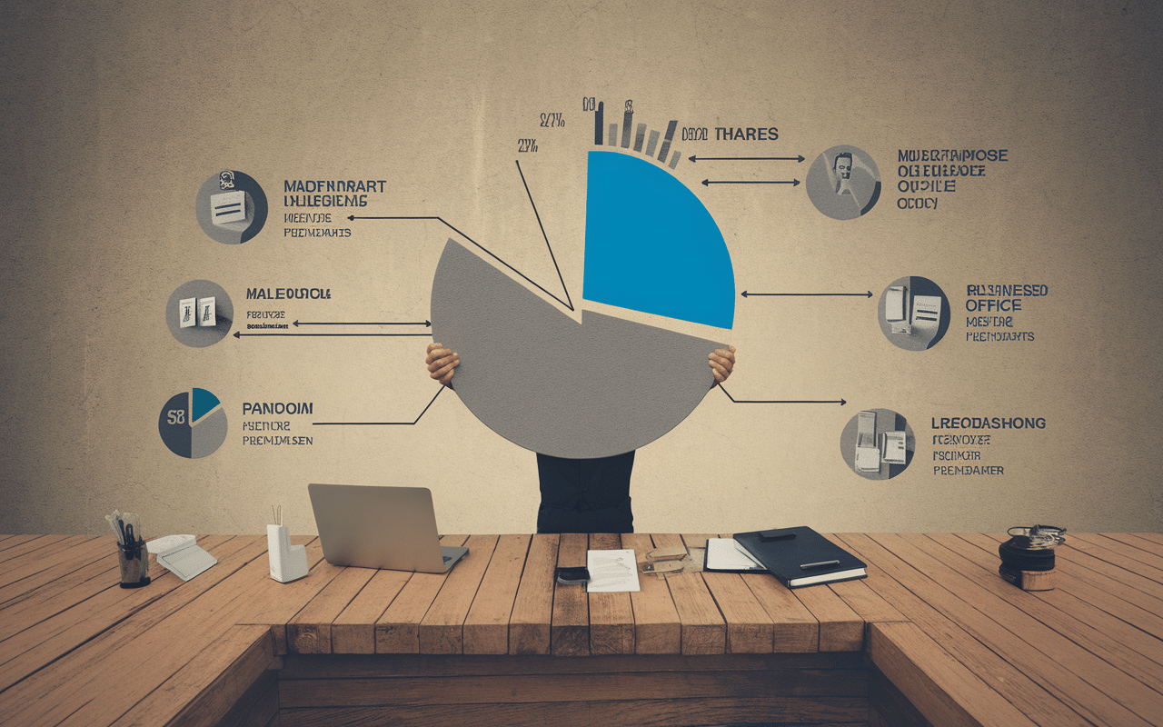 Infographie montrant la gérance majoritaire et la propriété