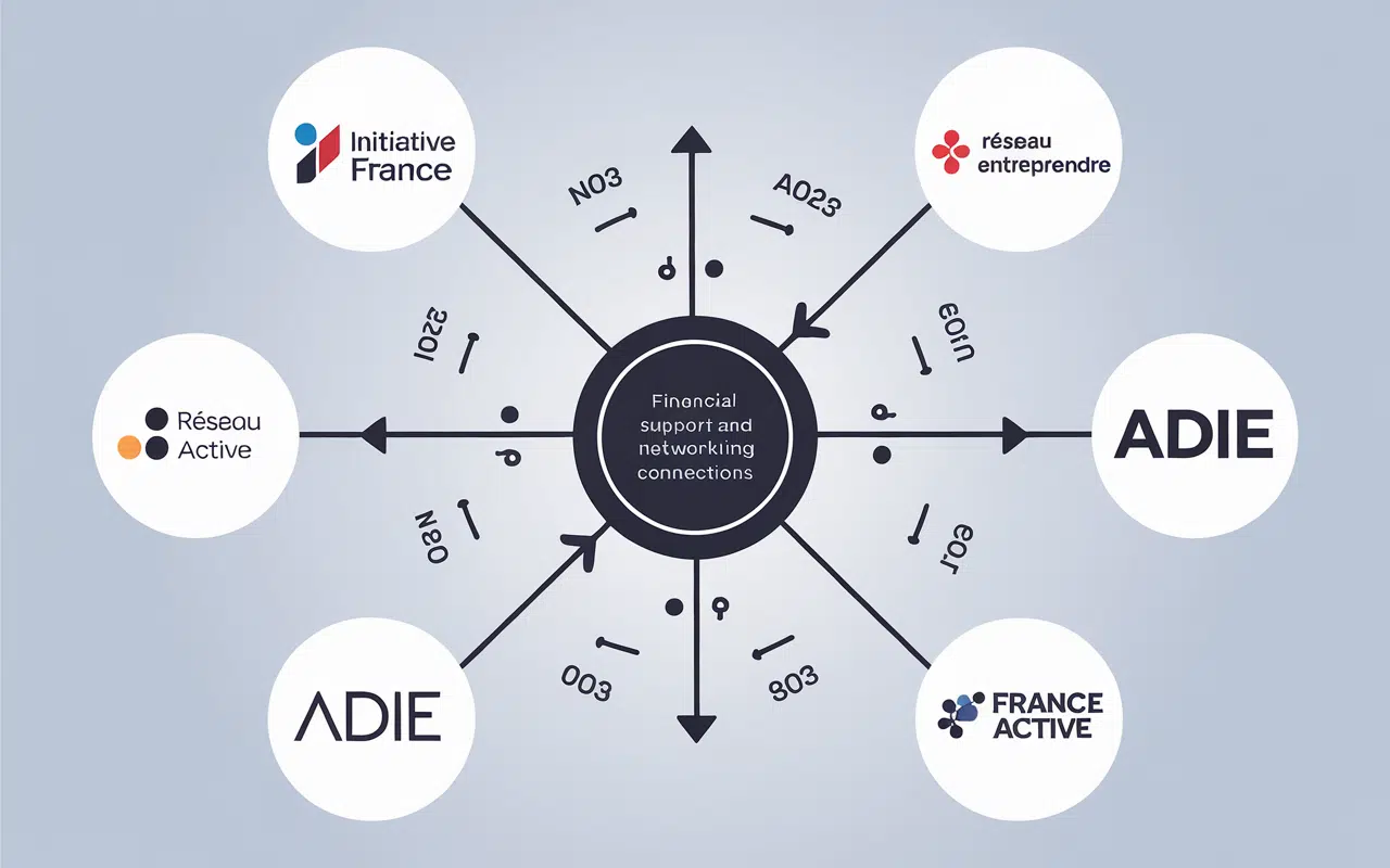 Infographie des organismes octroyant prêts d'honneur en France.