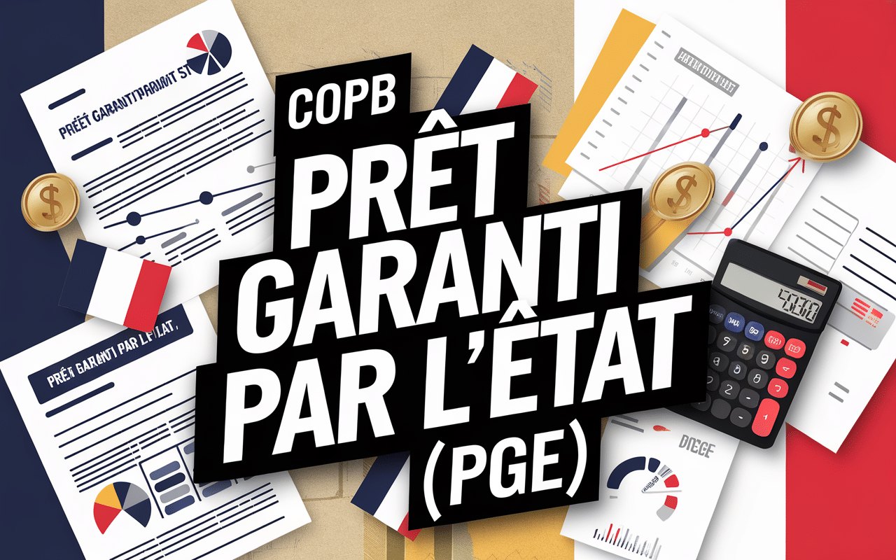 concept du Prêt Garanti par l'État avec des éléments financiers
