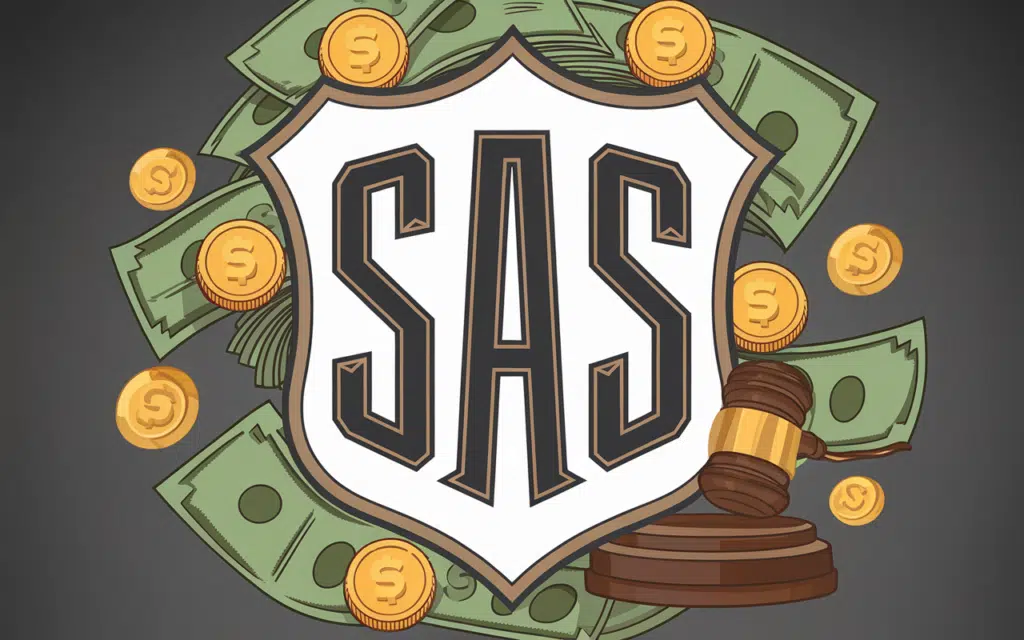 illustration shield SAS protection finances