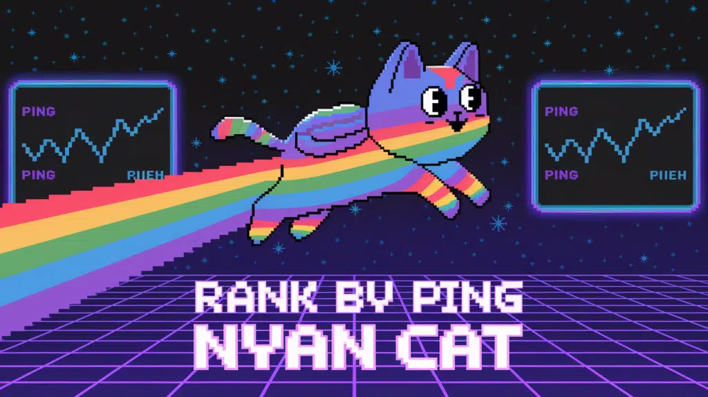 rank-by-ping.com nyan cat