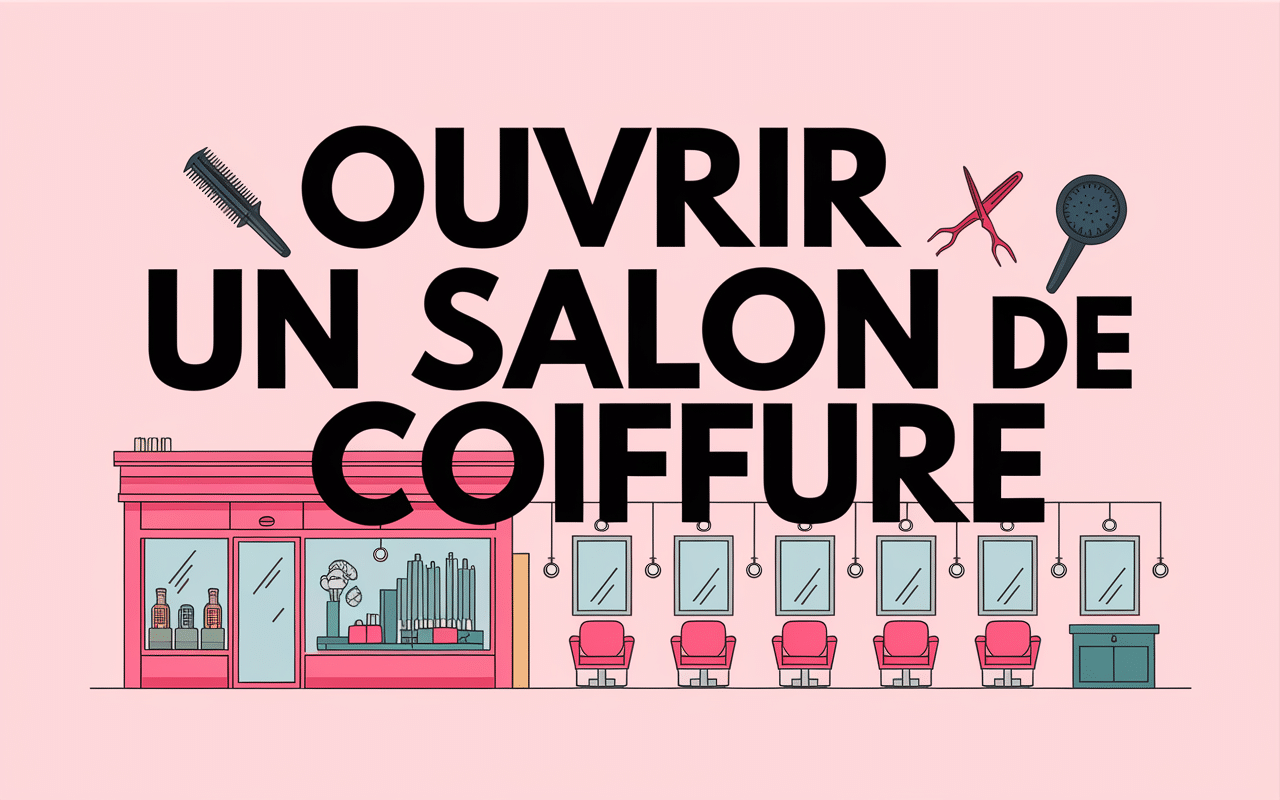 image de salon de coiffure vibrant et engageant