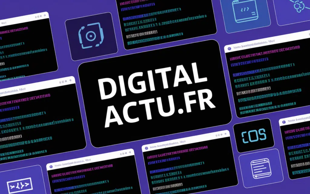 Interface web digital-actu.fr avec actualités technologiques