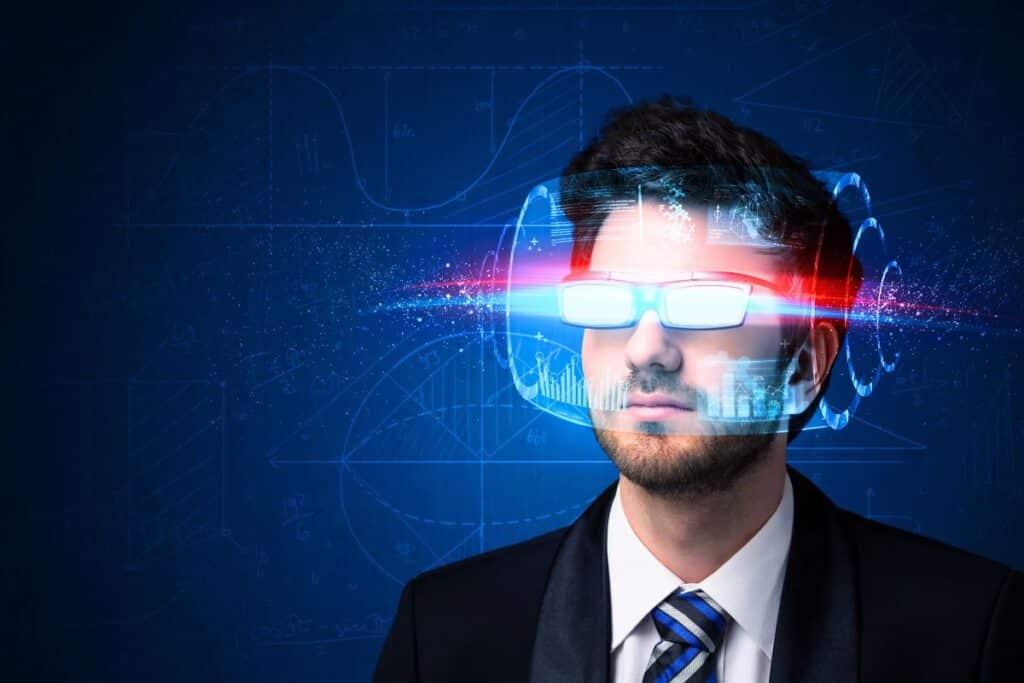 Voyeur lunettes connectées