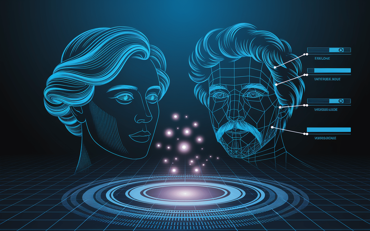 Processus de melange d'images avec Artbreeder