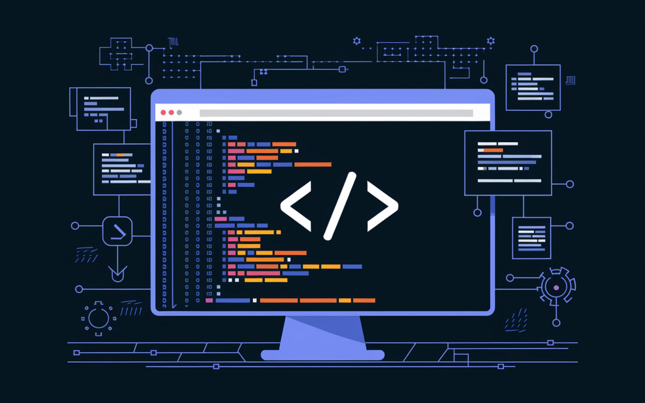 Navigateur avec code auto-généré