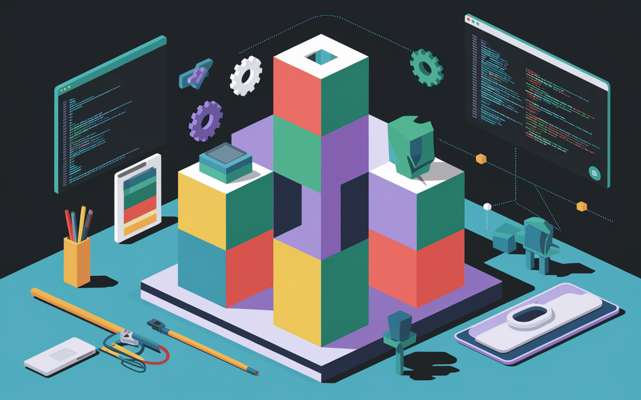 Frameworks web en cubes interconnectés