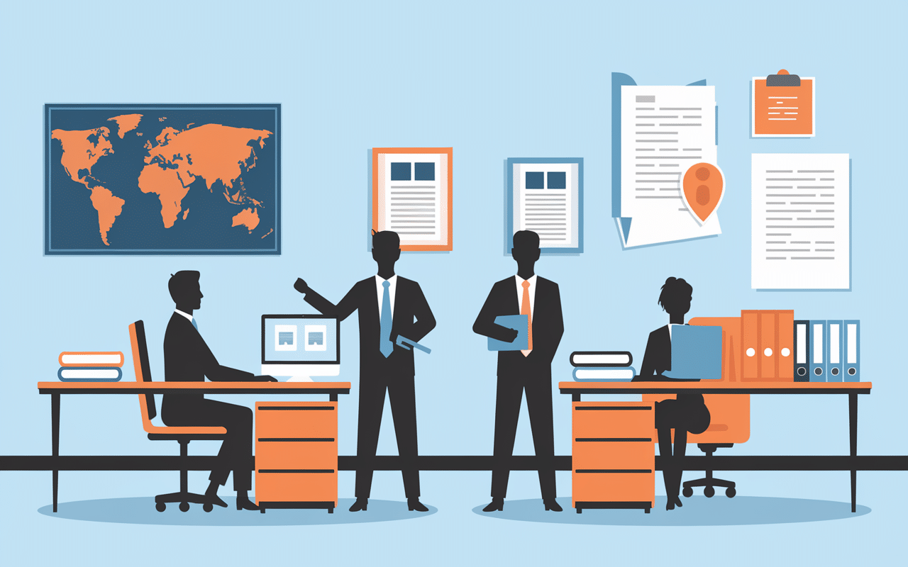 Bureau moderne accompagnement professionnel
