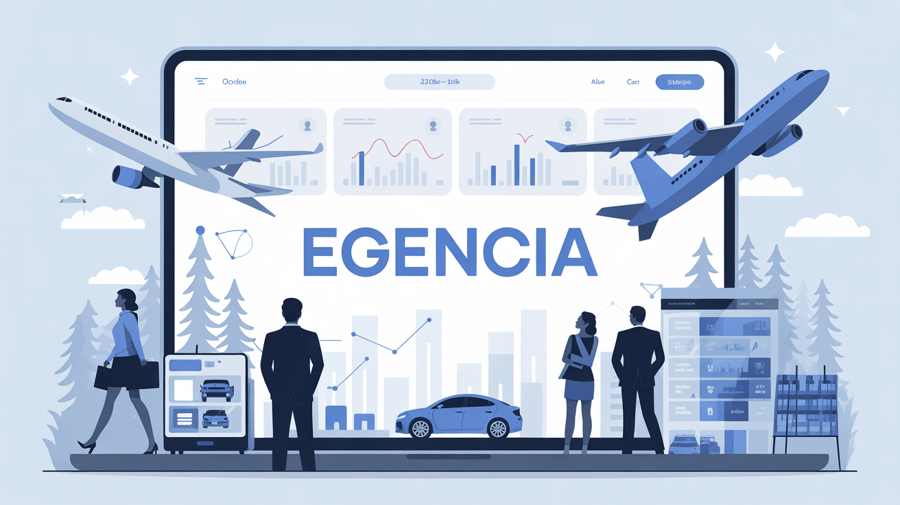 Interface Egencia sur ordinateur
