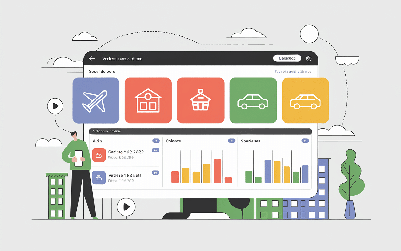 Interface utilisateur Egencia