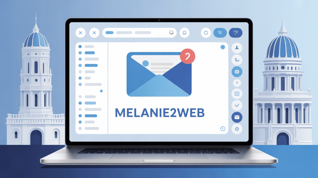 interface ordinateur messagerie melanie2web sécurisée ministères