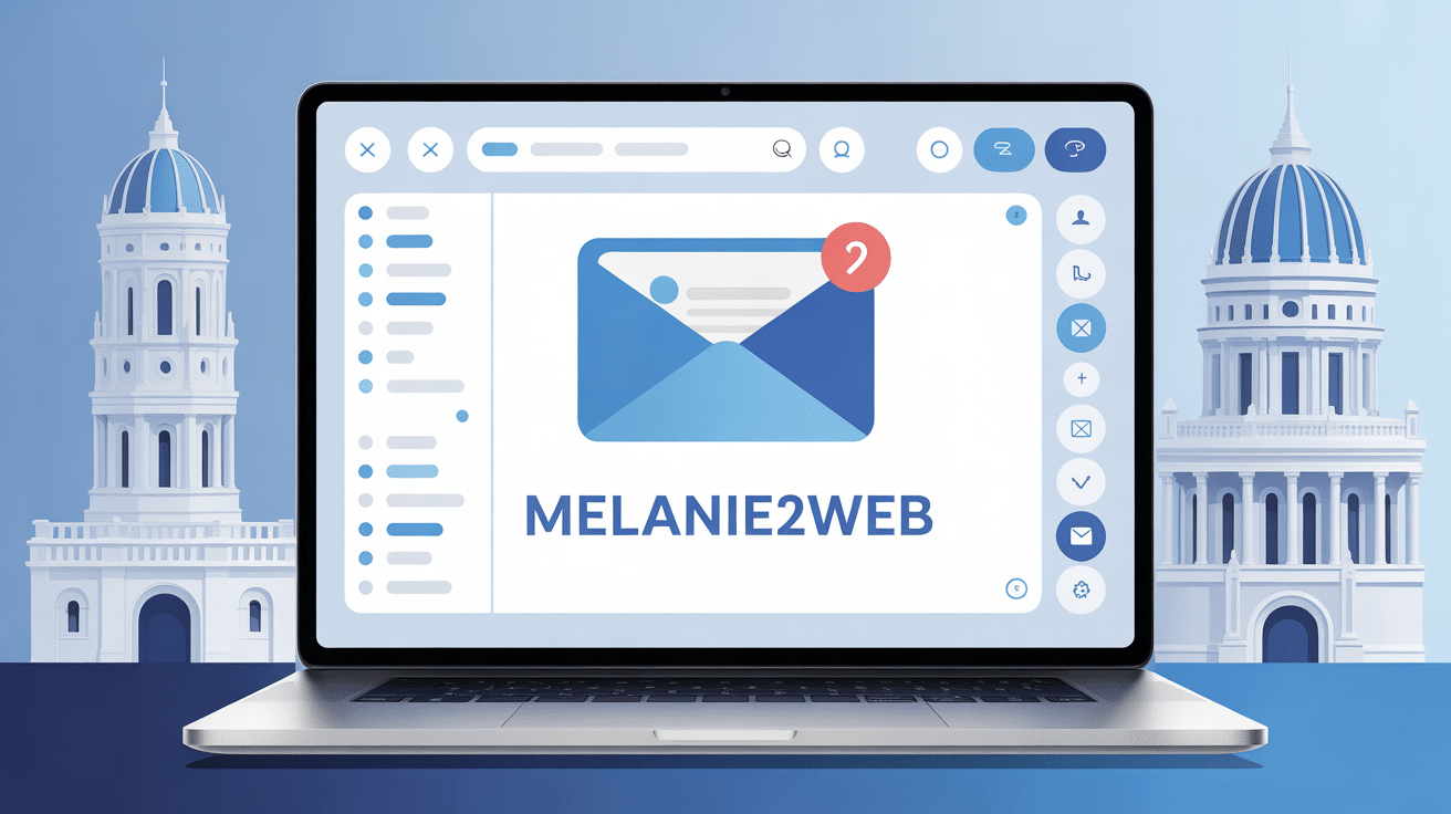interface ordinateur messagerie melanie2web sécurisée ministères