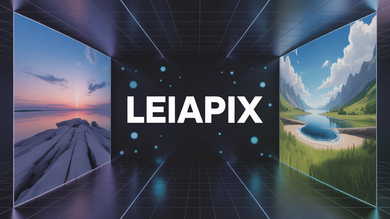 Transformation 2D en 3D avec LeiaPix
