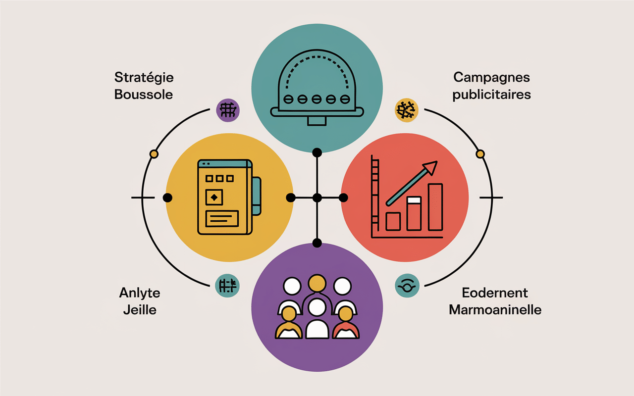 infographie des missions clés marketing digital