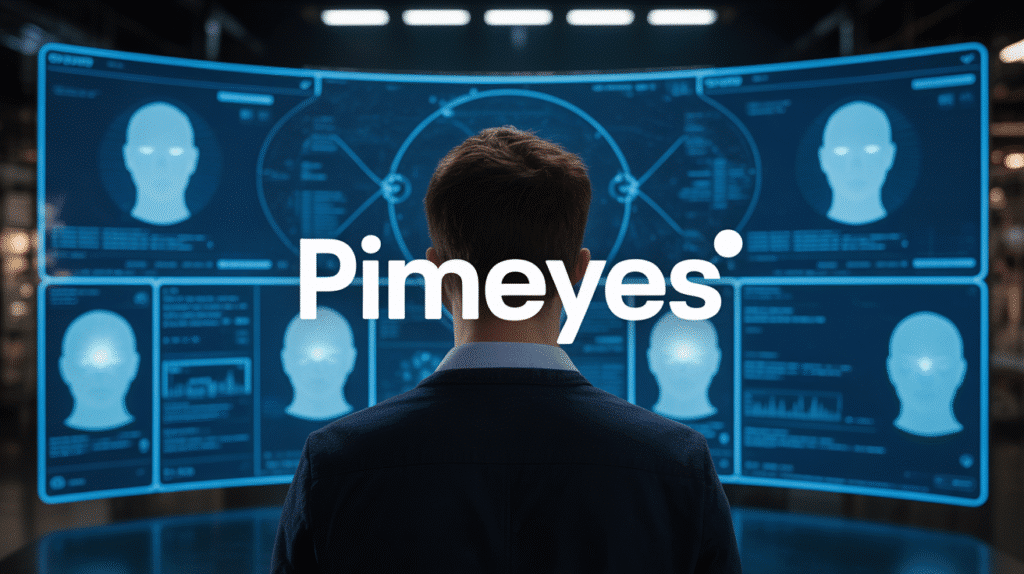 interface futuriste pimeyes