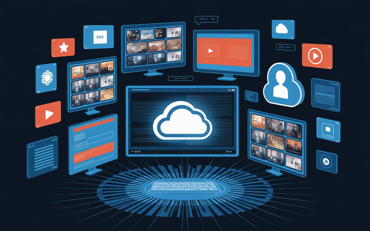 Interface plateforme video crowdbunker alternative numerique