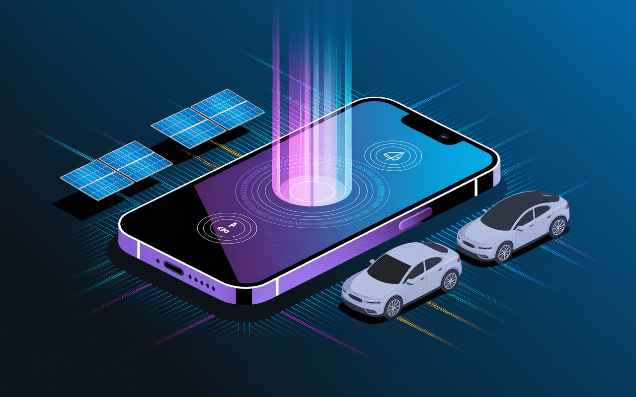 concept smartphone tesla model pi ecran holographique