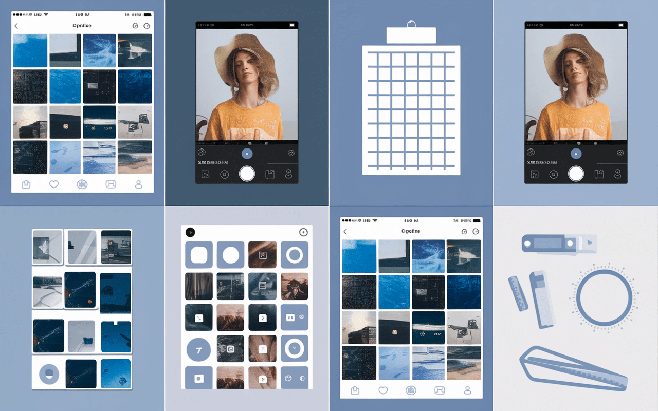 comment mettre plusieurs photos sur une seule story instagram interface options