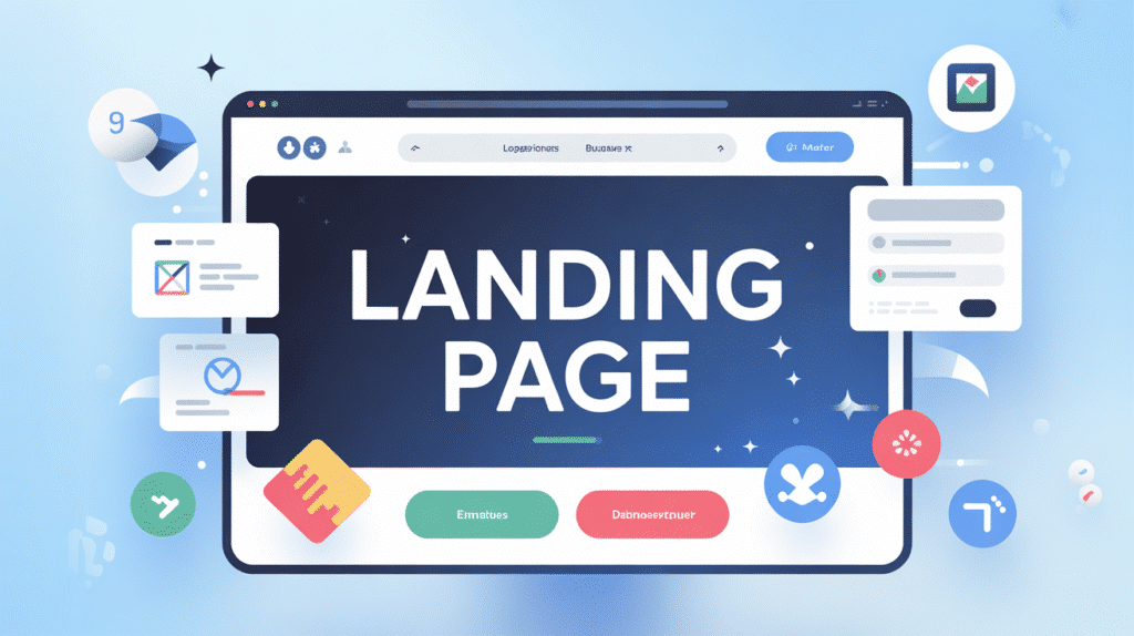 Landing page c'est quoi illustration conversion digitale
