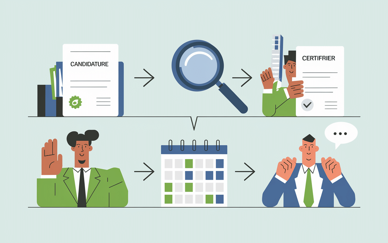 qualiopi c'est quoi illustration étapes certification qualiopi