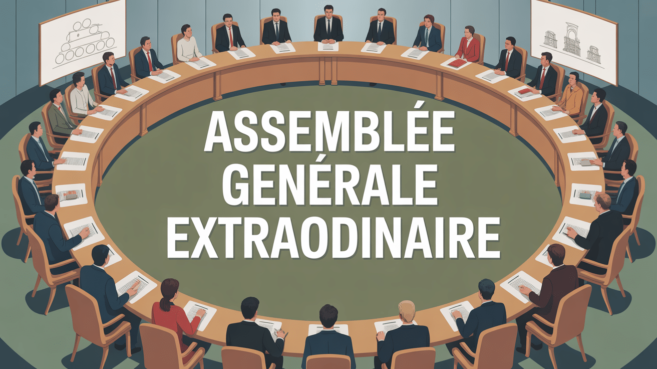 Réunion assemblée générale extraordinaire association en salle