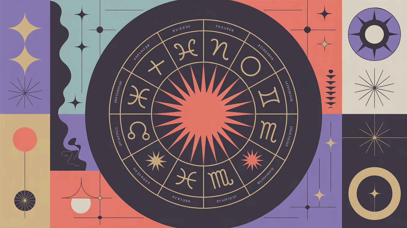 Outils design cercle zodiacal branding astral creativite