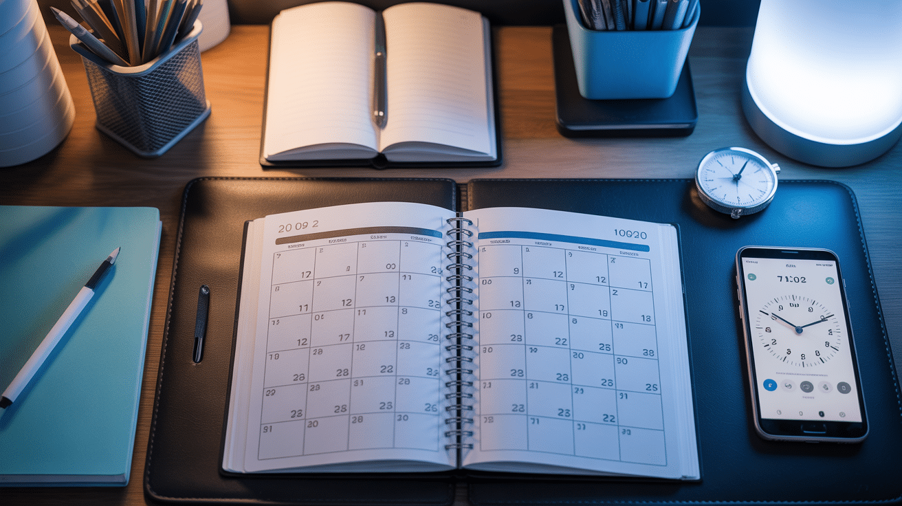 organisation travail avec clockify bureau agenda