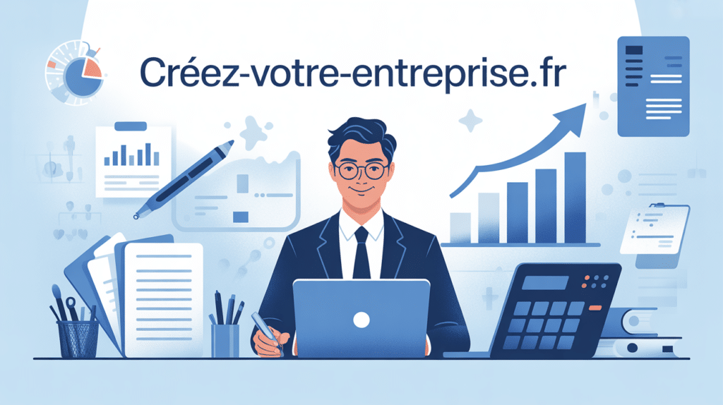 creez-votre-entreprise.fr entrepreneur bureau moderne