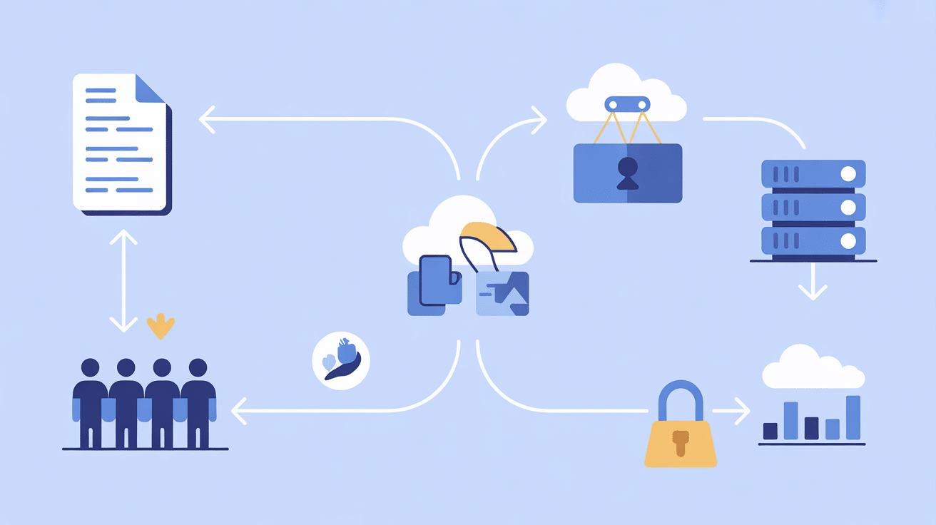 Étapes projet développement SaaS sur mesure illustration