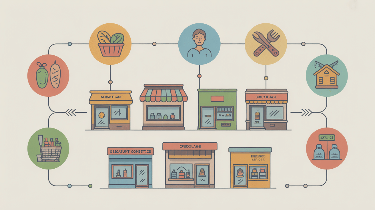 Schéma écosystème upcadhoc enseignes