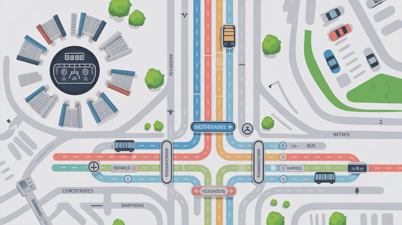 Plan acces espace champerret metro hotels