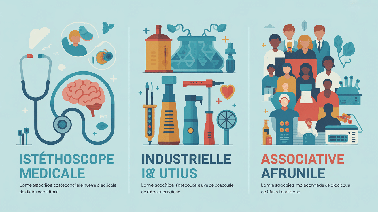 infographie gbmp secteurs medical industrie association