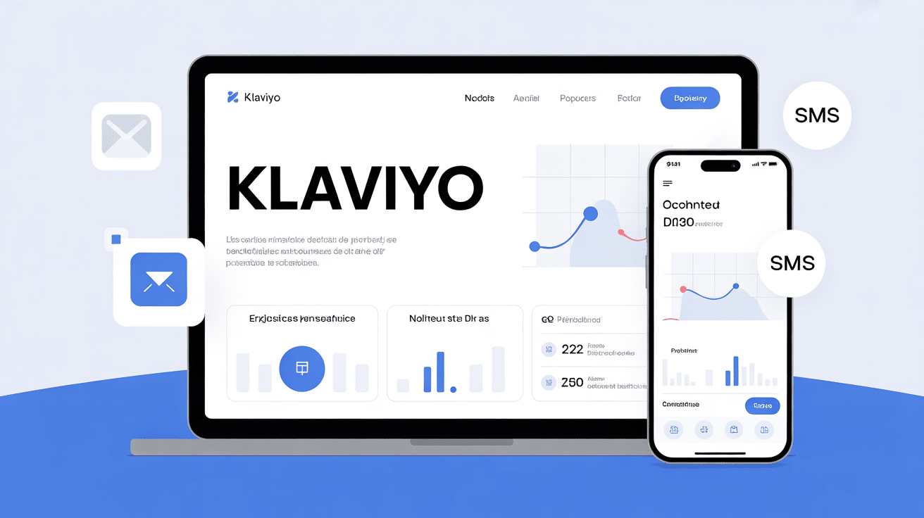 Interface Klaviyo application marketing digital