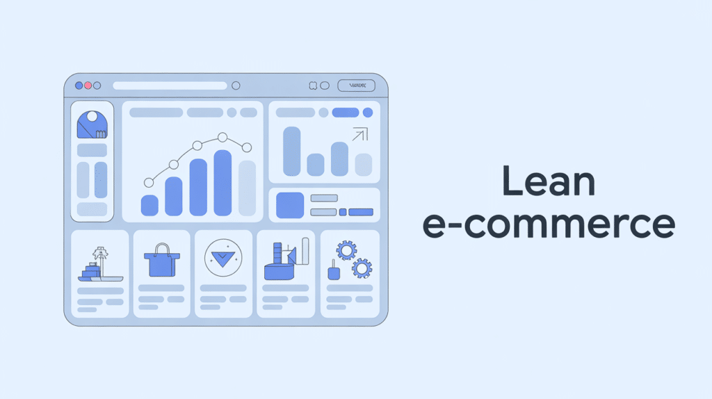 lean e commerce illustration boutique optimisation