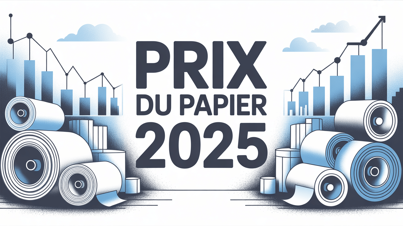 infographie prix du papier à la tonne 2024 rouleaux industrie
