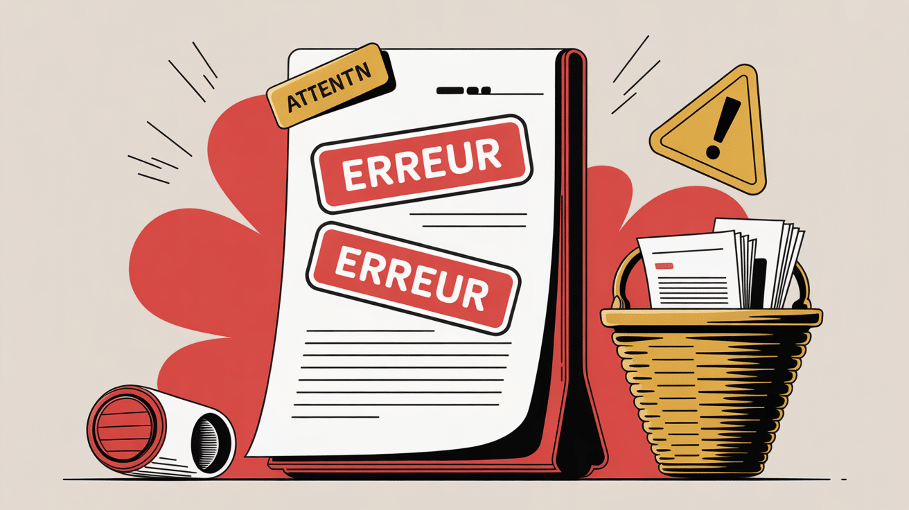 erreurs procès verbal d'assemblée générale document froissé