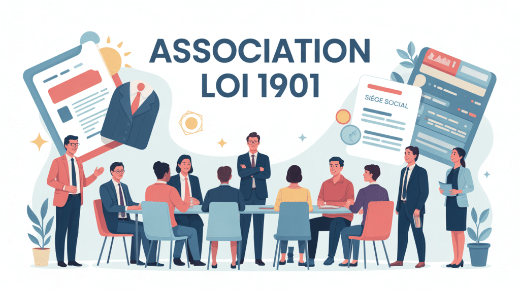 illustration création gestion l asso loi 1901