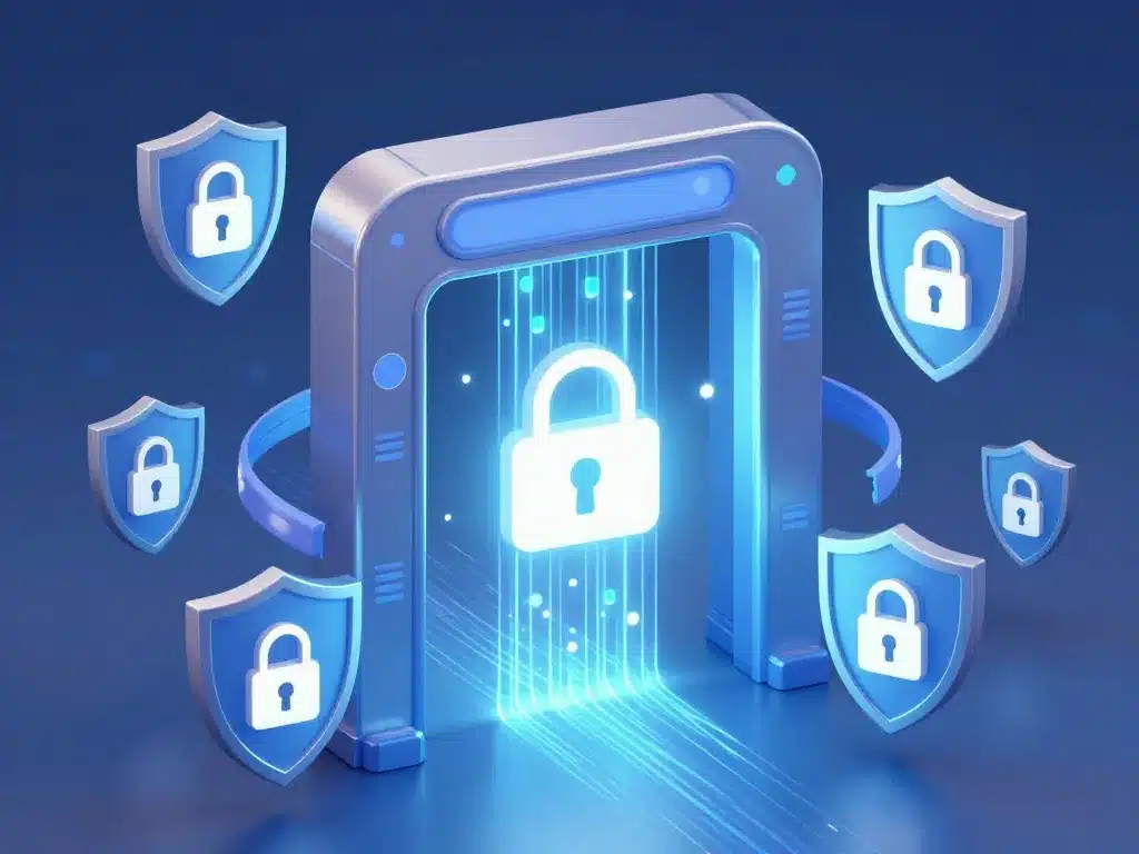 Accès sécurisé à l'extranet Grenoble symbole de protection