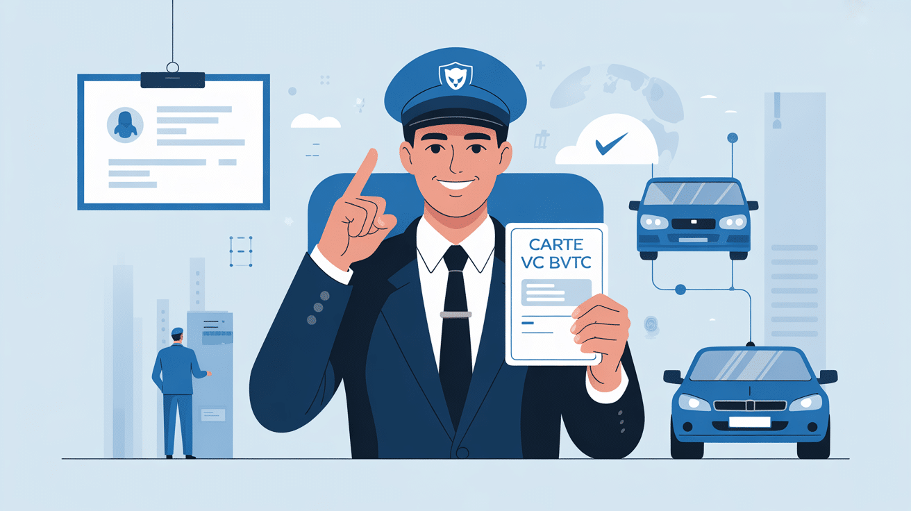 illustration carte vtc bvtc procédure