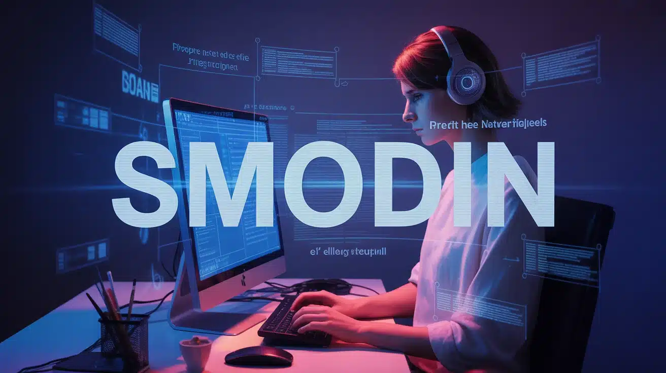 Illustration Smodin transformation digitale rédaction intelligence artificielle