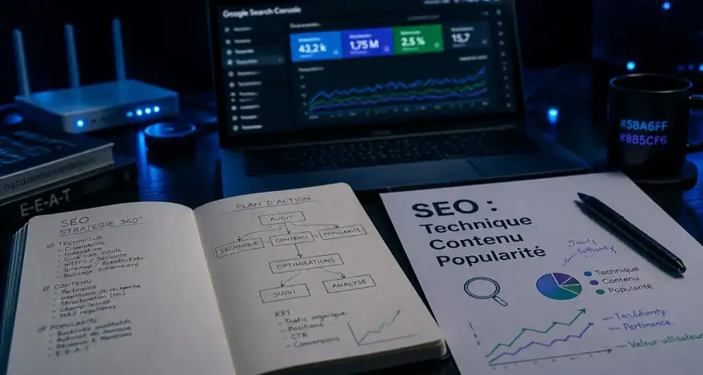 Apprendre SEO : Technique Contenu Popularité, Google Search Console