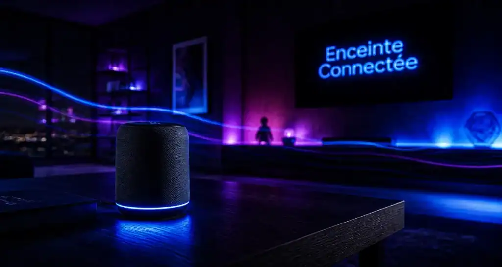 comparatif enceinte connectée salon moderne