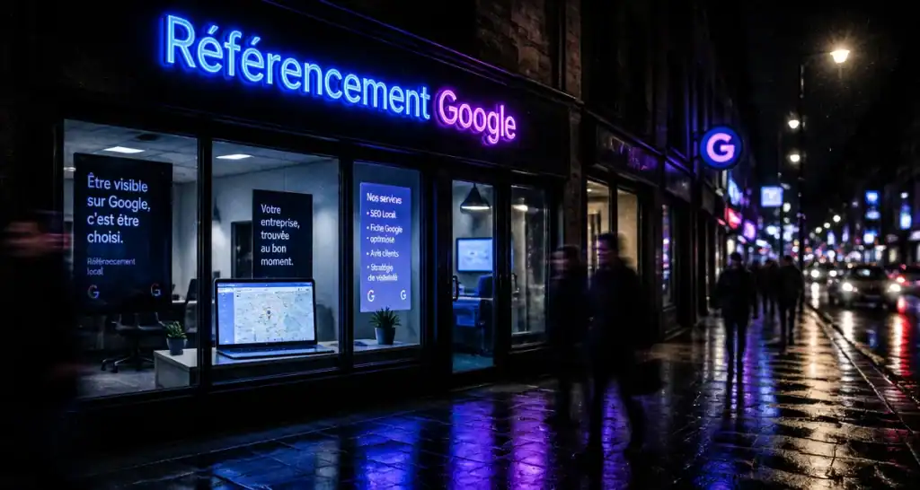 référencer son entreprise sur google devanture de magasin