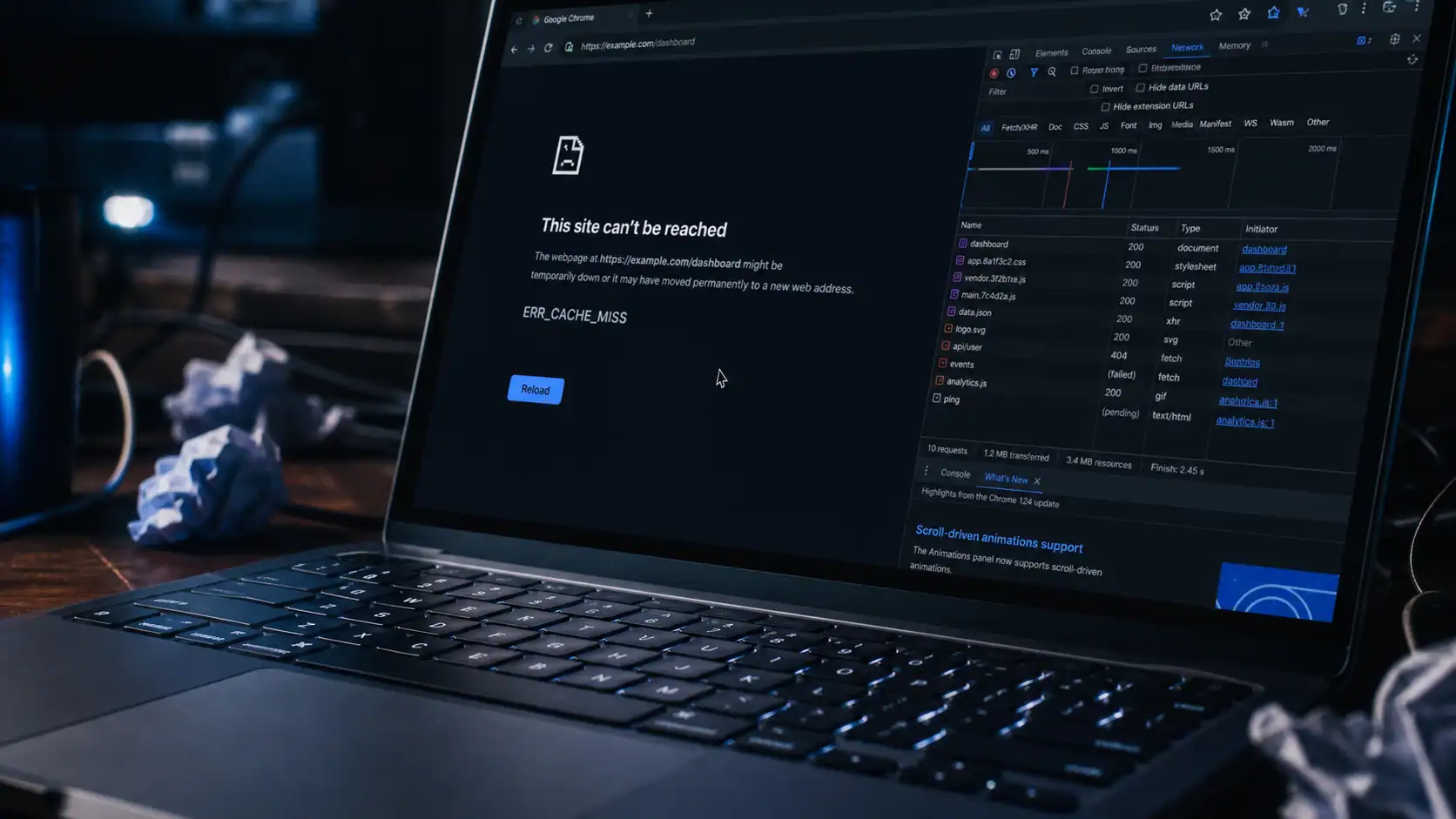 ERR_CACHE_MISS sur Chrome : réparer le cache et la navigation