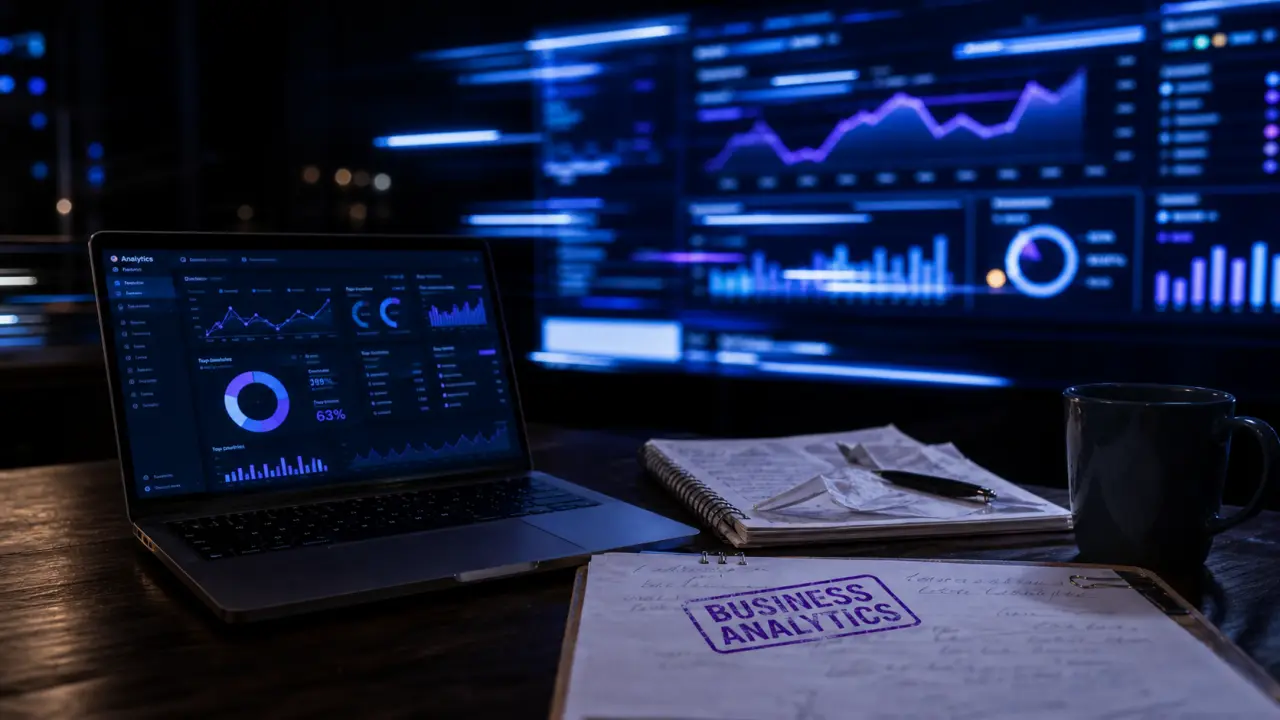 Part-time online business analytics : tableau de bord ROI en cours du soir